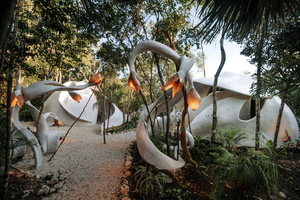 Sfer Ik Museion abre una Gran Obra de Arte Viva y Jardín Botánico en Azulik Basin, en Tulum